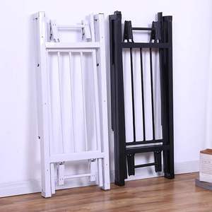 Estructura de Mesa Plegable con Soporte de Patas Metálicas con Resorte, 158x38x73, Diseño Minimalista - Product Image 4