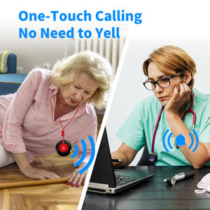 Système d'<span class=keywords><strong>appel</strong></span> sans fil pour infirmières et aidants, 10 boutons pour personnes âgées, 1 moniteur pour personnes âgées pour hôpitaux et maisons de retraite - Product Image 4