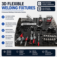 Kit de fixation pour table de soudage 3D flexible, fourni par l'usine, banc de soudage en fonte pour applications générales de fabrication de soudures métalliques