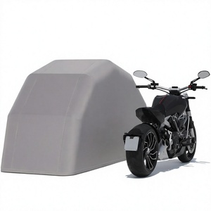 Abri de <span class=keywords><strong>garage</strong></span> pliable et imperméable pour moto avec structure en acier pour stationnement extérieur - Product Image 2