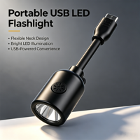 Mini lampe de poche LED USB 100LM, haute luminosité, torche pour téléphone, lumière d'urgence portable de poche pour utilisation en extérieur et en intérieur