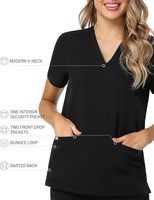 Ensemble de tenues médicales respirantes et extensibles avec logo personnalisé pour femmes et hommes, uniforme d'hôpital, vêtements de travail pour médecins et infirmières