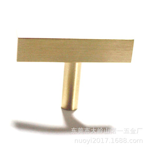 T-Shaped <b>Copper</b> Furniture Handle 34x50mm Chinese Style Cabinet Hardware Durable Solid Brass Door Window Pull - Product Image 2
