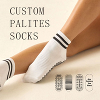 Chaussettes de sport antidérapantes personnalisées pour hommes et femmes, pour une utilisation en extérieur, chaussettes de yoga simples et haut de gamme