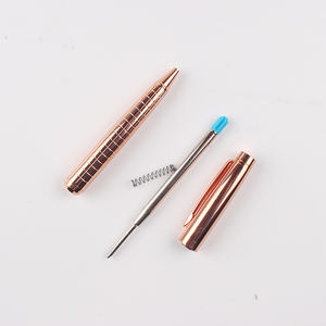 Bolígrafo de Metal Color Oro Rosa de 1.0 mm con Logotipo Personalizado, Tinta Negra y Azul, Gran Venta - Product Image 6