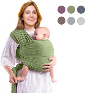 Porte-bébé ergonomique grande taille réglable extensible pour nouveau-né <span class=keywords><strong>classique</strong></span> X Porte-bébé enveloppant - Product Image 2