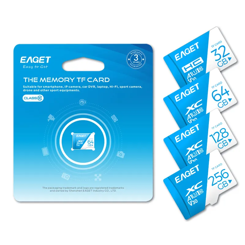 OEM Custom EAGET Class 10 memory card 16gb 32gb 64gb 128gb Mini SD Memory Card TF Card