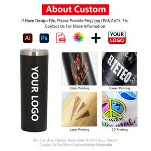 Mug à café personnalisé avec logo 16 oz pour boissons et thé, bouteille d'eau de transport, mug de voyage ultra léger, gobelet isotherme en métal - Product Image 5