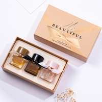 Boîtes de parfum en papier gaufré avec logo personnalisé Emballage de boîte de parfum cadeau de luxe vide fait à la main à rabat magnétique 10 30 50 100ml