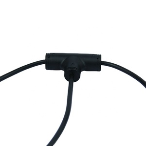 2针3针塑料T连接器防水电源分配器连接器防水电缆接头3路T连接器 - Product Image 4