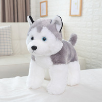 Peluche Husky Kawaii Anime |   Peluche de chien moelleuse autoportante pour la décoration de la maison, jouet anti-anxiété
