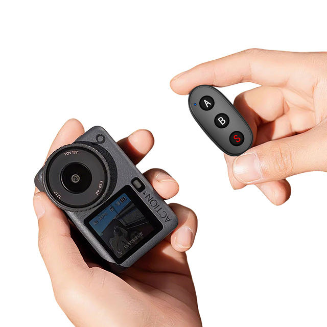 Remote Control for DJI Osmo Action 6 5 Pro 4 3 360, Bluetooth Wireless Camera Shutter Wrist Strap, Start Stop Recording Selfie