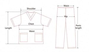 Medical Nursing Scrub <b>Sets</b> Perfect Fit <b>Doctor</b> Uniform Nurse Scrubs Uniforms <b>Set</b> scrub suit - Product Image 6