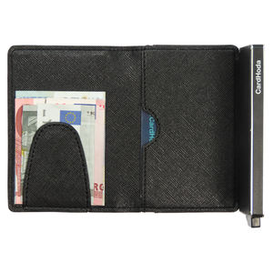 Portefeuille de voyage unisexe mini personnalisé, ouverture courte, en aluminium, porte-cartes et argent, doublure en nylon, anti-vol, blocage RFID - Product Image 2