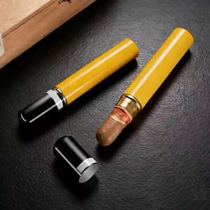 Cuba Siglo Travel - Humidor Portátil para Cigarros, <span class=keywords><strong>de</strong></span> Aluminio, Impermeable, con Revestimiento <span class=keywords><strong>de</strong></span> Madera <span class=keywords><strong>de</strong></span> Cedro, para un Solo Cigarro - Product Image 5