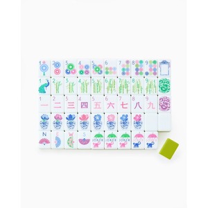 Popular Light Green American Mahjong Set Featuring Four Layers of Acrylic Mahjong Tiles for Festive Gatherings and <b>Entertainment</b> - Product Image 5