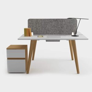 40 * 12in PET Écran de confidentialité acoustique Partition insonorisant Panneau de séparation de table de bureau acoustique Diminution du bruit - Product Image 3