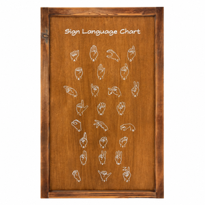 Tabla del Alfabeto <span class=keywords><strong>de</strong></span> Señales <span class=keywords><strong>de</strong></span> Madera Personalizada con Marco <span class=keywords><strong>de</strong></span> Madera Sólida Rústica, Arte Educativo para Pared, para Escuelas y Decoración del Hogar - Product Image 2
