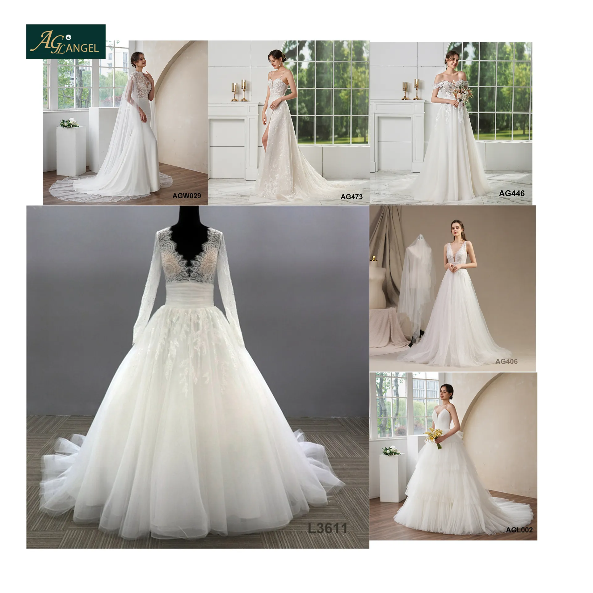 Actual full floor length white ivory luxury corset bridal pearl lace satin midlenght a line bride ball gown wedding dress