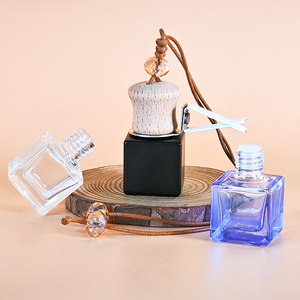 Difusor de coche colgante de lujo, botella de aceite, 10ml, botella difusora de caña de coche con cierre, <span class=keywords><strong>Clip</strong></span> de ventilación, botellas de Perfume vacías para salpicadero de coche - Product Image 2