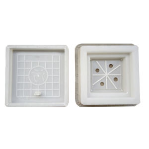Moules en plastique pour plaques de pavage, béton carré couverture de puits, moule de grille d'eau de pluie, plâtre pierre de vidange, couverture de ciment, moules - Product Image 4