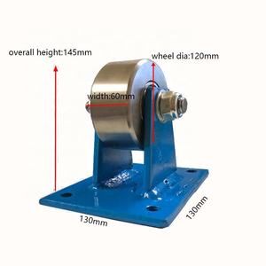 Petit rouleau <span class=keywords><strong>plat</strong></span> de roues de marche de voie de bande de roulement résistant avec le support fort - Product Image 6