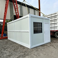 Maison conteneur pliable, maison conteneur pliable de 20 pieds, maison modulaire pliable
