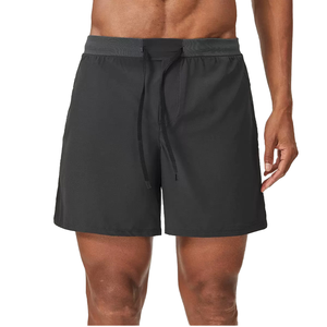 Wholesale Men's Casual Eco-Friendly Canvas Quick Dry Breathable Gym Sports Shorts Double <b>Layer</b> Workout Running Cargo <b>Mid</b> Waist - Product Image 1