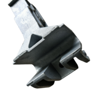 Pince à verre en aluminium haute résistance pour balustrade d'escalator, clip de fixation automatique pour verre de passerelle, accessoires mécaniques d'escalator