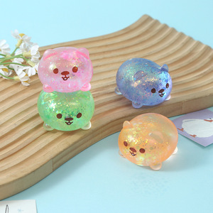 Cartoon Mini Cute Pet for Transparent TPE Cat Squishy Maltose Sugar Cream Squeeze <b>Toy</b> Unisex - Product Image 2