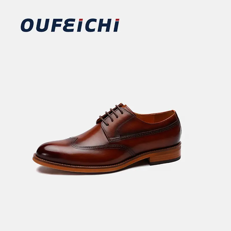 Ultimo Design fatto a mano ufficiale da uomo formale in pelle scarpe eleganti eleganti da uomo