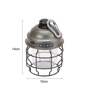 Lanterne LED vintage portable rechargeable, batterie 3600mAh, lampes de camping étanches, lampes de tente, lampes de jardin, lampes d'extérieur - Product Image 4