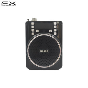 Amplificador de voz de altavoz <span class=keywords><strong>FX</strong></span> Teacher Guide con radio FM y micrófono de grabación alimentado por batería, BS-204 - Product Image 1