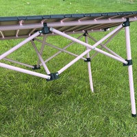 Table de pique-nique portable moderne en fer pour l'extérieur, camping, plage, hôtel - Meubles pliables pour salon, salle de sport et atelier