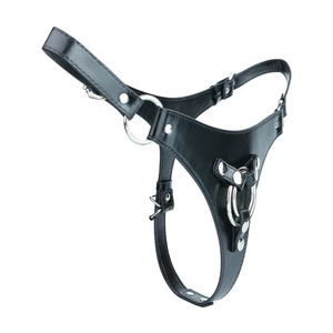 Conjunto de Bondage de Cuero PU para Arnés Compatible con Strap-On, Diseñado para Parejas Femeninas, Juguete Interactivo para el Bienestar Íntimo - Product Image 2