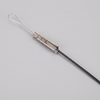 Collier de serrage à coin pour câble plat FTTH, fixation auto-bloquante pour câble de descente, pour suspension extérieure en hauteur