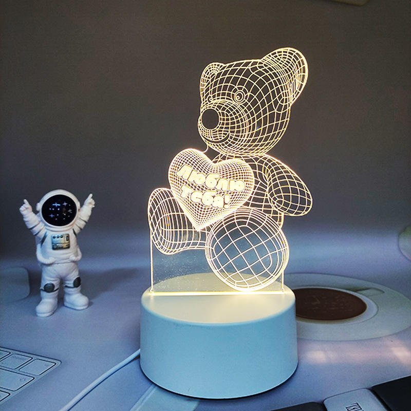 ฐานสีขาว + Style3หมี