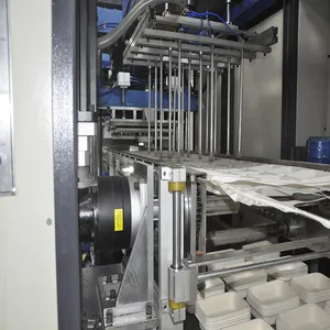Thermoforming Machine Tray Full Automatic Tray Thermoforming Vacuum Machine For Egg Trays