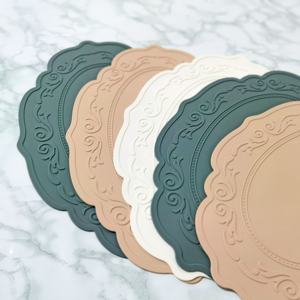 مفارش طاولة مقاومة للحرارة مقاومة للماء ، حصيرة لوحة منقوشة الأوروبي ، مفارش طاولة مطبخ قابلة للغسل مانعة للانزلاق للمطبخ المنزلي - Product Image 4