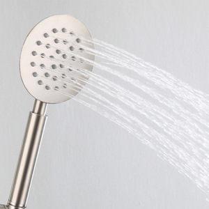 Ensemble de douche mural en acier inoxydable 304, avec pommeau de pluie et douchette à main, pour nouvelle résidence - Product Image 3