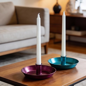 Portavelas de Metal de Nuevo Diseño para Cena, Forma de Cuenco Negro, Ecológico, Hecho a Mano, Decoración del Hogar, Regalo de San Valentín - Product Image 4