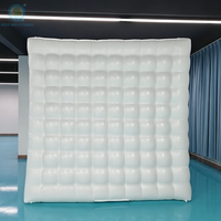 Tenda Gonfiabile Bianca Portatile a Forma di Cubo per Photo Booth, Gazebo Gonfiabile per Eventi e Decorazioni