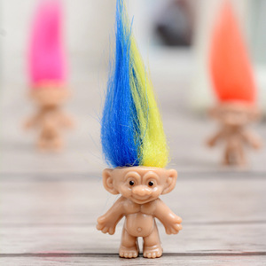 Muñecos de PVC Vintage de <span class=keywords><strong>Trolls</strong></span>, Muñecos de la Suerte, Figuras de Acción, Muñecos Clásicos de <span class=keywords><strong>Trolls</strong></span>, Recuerdos de Fiesta - Product Image 3