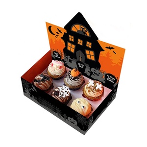 Boîte d'<span class=keywords><strong>emballage</strong></span> de biscuits aux pépites de chocolat Hallowmas Boîte de papier enduit de barre de <span class=keywords><strong>Toblerone</strong></span> au beurre d'arachide avec fenêtre découpée - Product Image 6