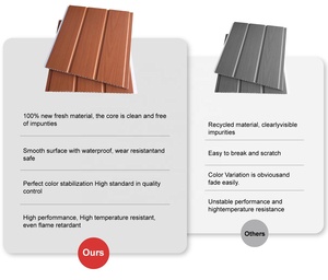 Paneles de Techo de PVC Ignífugos con Estampado en Caliente de 25 cm, Panel de Techo de PVC Imitación Plafón, Cielo Raso en PVC Blanco de Alto Brillo para <span class=keywords><strong>Baño</strong></span> - Product Image 2