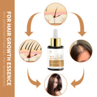 BAS quantité minimale de commande Marque privée Traitement naturel du cuir chevelu au riz Sérum anti-chute de cheveux pour la croissance des cheveux Convient aux hommes et aux femmes