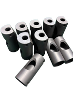 Pièces en acier à outils tournées sur commande CNC personnalisées |   Composants d'usinage CNC de précision Goupille à tenon avec trous latéraux Service OEM/ODM