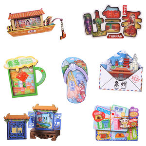 Imán de <span class=keywords><strong>nevera</strong></span> de madera de alta calidad, cocina Popular, decoración del hogar, imanes artesanales de madera de viaje, <span class=keywords><strong>nevera</strong></span> para regalo promocional - Product Image 1