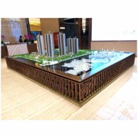 Modelo a escala arquitectónica 3D personalizado para empresa de promoción inmobiliaria y aplicación de Villa