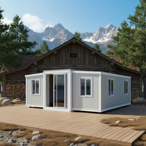 Kit de Estructura de Panel Sándwich Transpirable para Casa Contenedor de 20 pies/40 pies, Diseño Moderno Prefabricado para Exteriores, Económico - Product Image 6